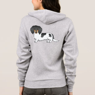 Moletom Cão-De-Cabelo Longo Preto E Penteado
