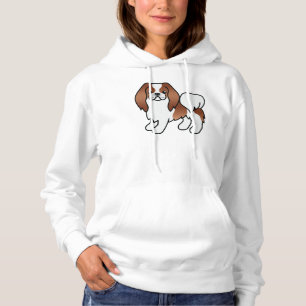 Moletom Cão De Cartoon Branco E Vermelho Japonês