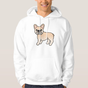 Moletom Cão-de-Cartoon de Cream-Bulldog