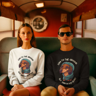 Moletom Cão de linguiça personalizado Dachshund, mãe/pai D