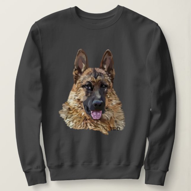 Moletom Cão german shepherd (Frente do Design)