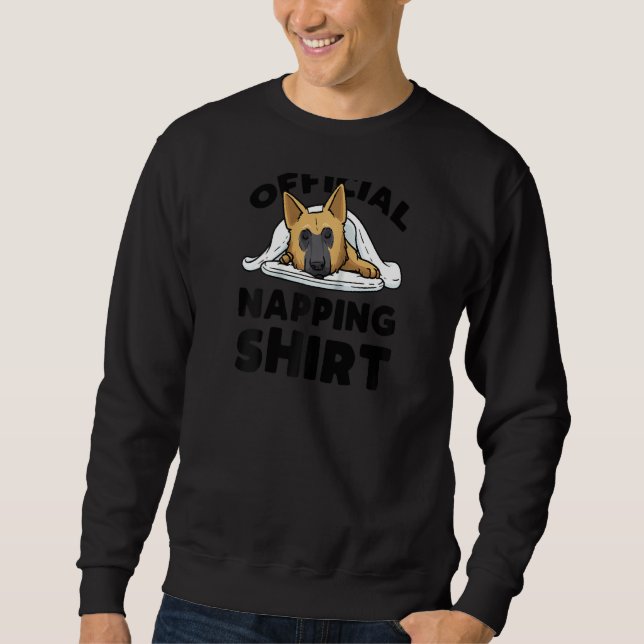 Moletom Cão german shepherd Dormindo Pajama Schäferhund R (Frente)
