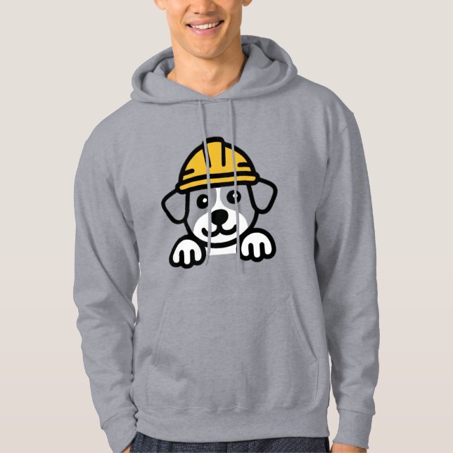 Moletom cão operário da construção (Frente)