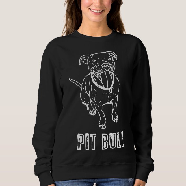 Moletom Cão Pitbull 42 (Frente)