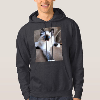 MOLETOM CAPA DE GATO SIAMEZ