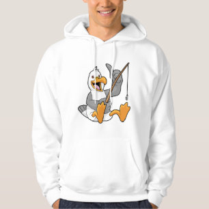 Moletom Capa de peixe na pesca com vara de pesca