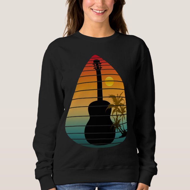 MOLETOM CAPA DE VIOLÃO TENDÊNCIA PÔR DO SOL  (Frente)