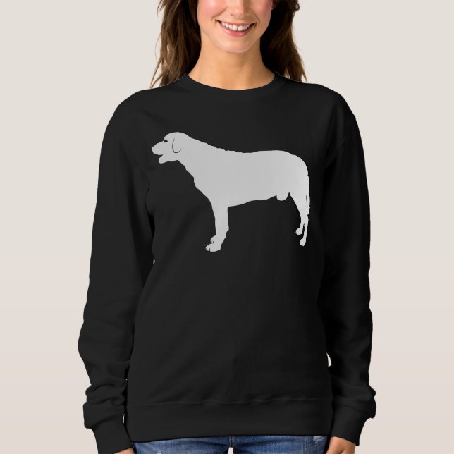 Moletom Capa ¾ do Baseball do Retriever Labrador (Frente)