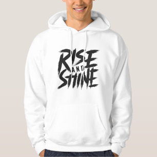 Moletom Capa Motivacional de Ginásio Rise and Shine