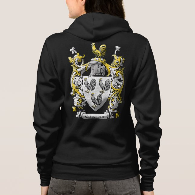 Moletom Capenhurst Casaco de Braços Hoodie de Mulheres (Verso)