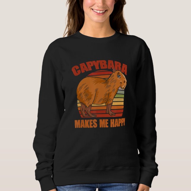 Moletom Capibara Willife Animal Funny Capybara Me Faz (Frente)