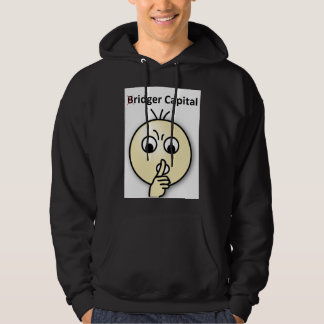 Moletom Capital de Bridger… Shh (Hoodie preto)