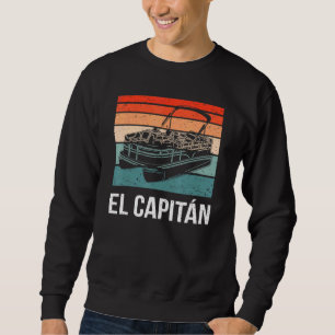 Moletom Capitan Pontoon Boat Capitão Lago Life Boat Sai
