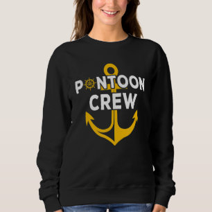 Moletom Capitão Capton da Tripulação de Pontoon