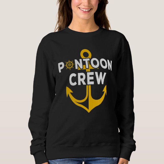 Moletom Capitão Capton da Tripulação de Pontoon (Frente)