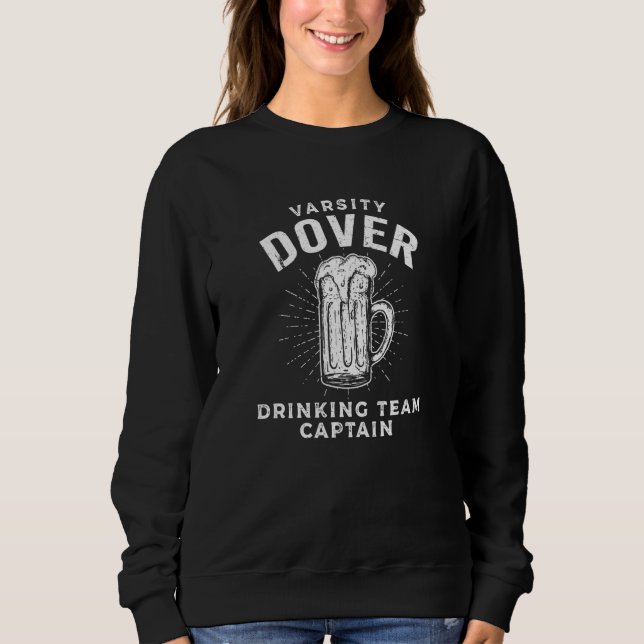 Moletom Capitão da Equipe de Bebida de Dover Cerveja   Fes (Frente)