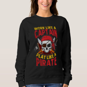 Moletom Capitão de Barco Pirates Pirata Pirata Navio Pirat