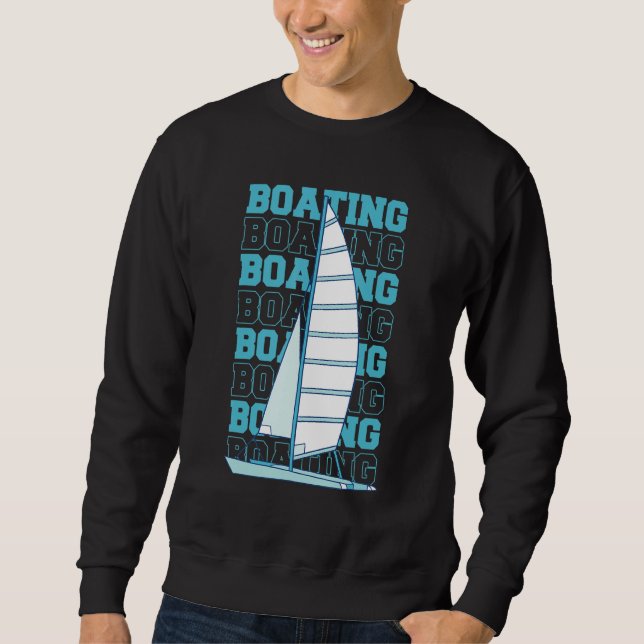 Moletom Capitão de vela de barcos à vela de barco (Frente)