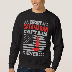 Moletom Capitão de Vela de Catamarã Marinheiro Melhor Cata