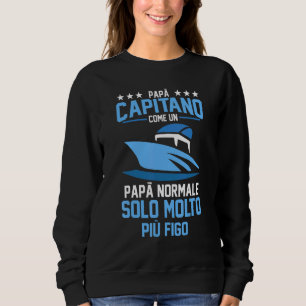 Moletom Capitão Papa Pai Mar de Barcos