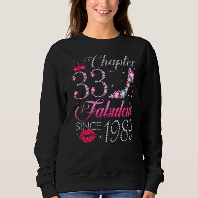 Moletom Capítulo 33 Fabuloso Desde 1989 33º Aniversário Pa (Frente)