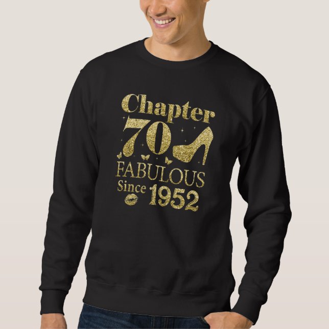 Moletom Capítulo 70 Fabuloso Desde 1952 - Aniversário De 7 (Frente)