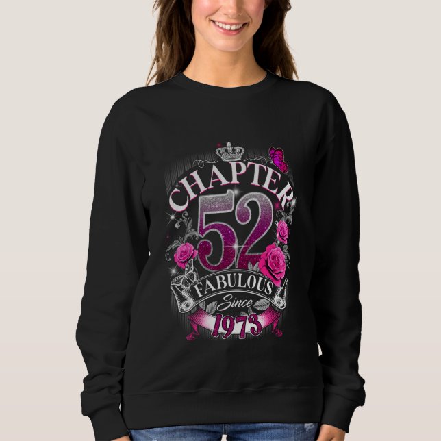Moletom Capítulo Feminino 52 Fabuloso Desde 1973 52º Anive (Frente)