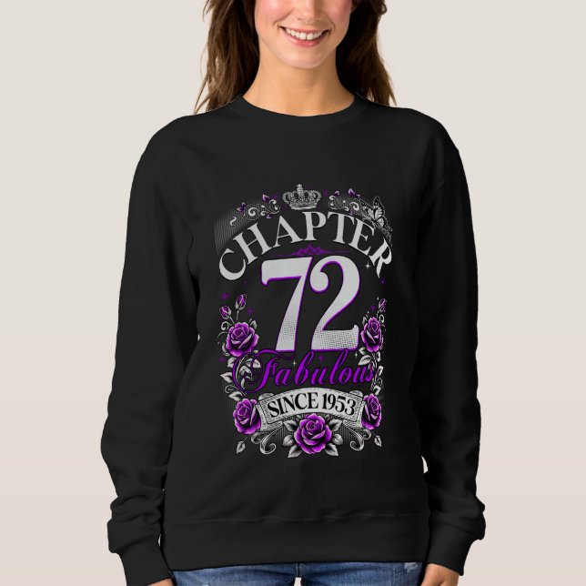 Moletom Capítulo Feminino 72 Fabuloso Desde 1953 72º Anive (Frente)
