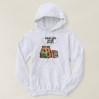 Moletom Capivara Kawaii Reservada e Ocupada Lendo