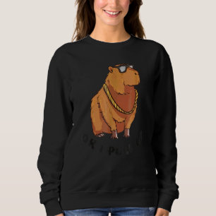 Moletom Capivara Ok Eu Chego Dizendo Animal Sarcástico
