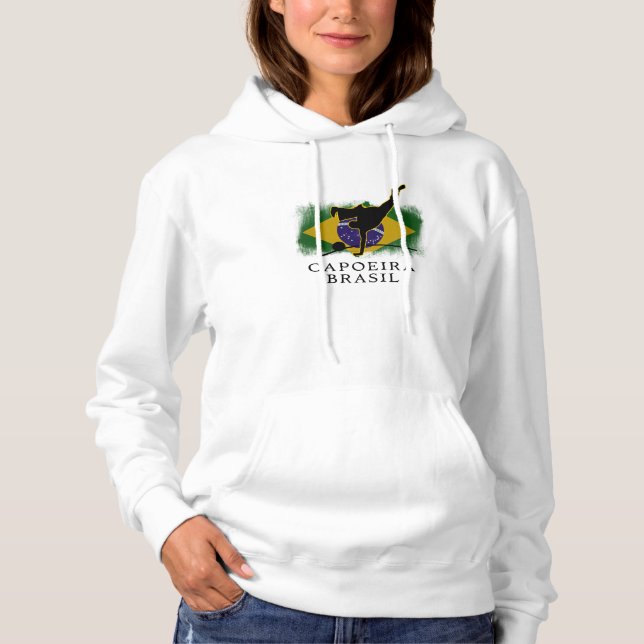 Moletom Capoeira Brasil Hoodie, mulher (Frente)