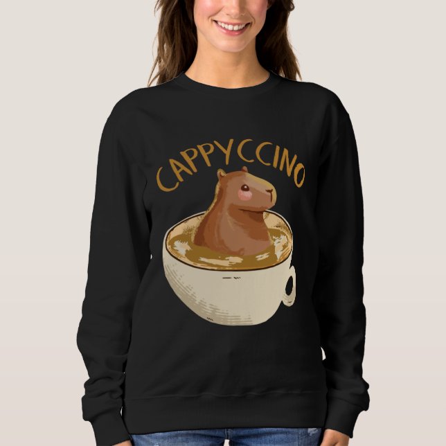 Moletom Cappyccino Capybara Coffee (Frente)