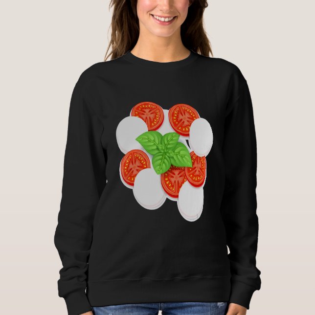 Moletom Caprese Morzarella I Tomates Hortícolas (Frente)