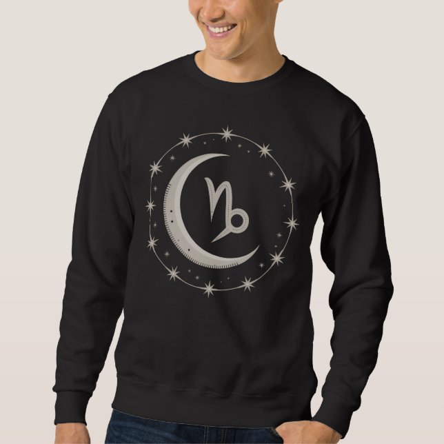Moletom Capricorn Moon: Um Símbolo Celestial (Frente)