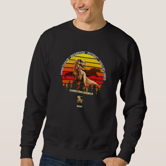Moletom Capricorn Saurus Zodiac Goat (22 de dezembro de 19 (Frente)