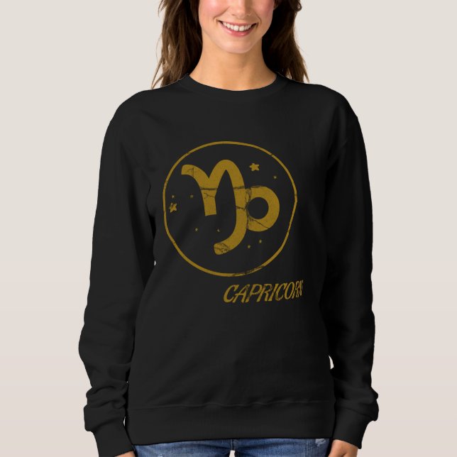 Moletom Capricorn Zodiac Sign Symbol Astrology (Frente)
