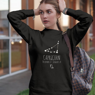 Moletom Capricórnio Constelação Zodiac Personalizada