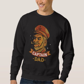 Moletom Captain Dad Ship Boat Owner Skipper Father Daddy P