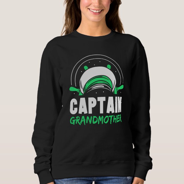 Moletom Captain Grandmother Ship Skipper Boat Yacht Grandm (Frente)