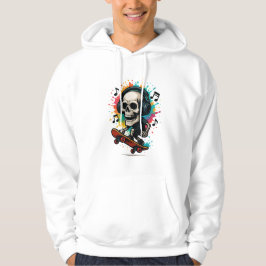 Moletom Captura de Skates com Fones de ouvido - Music & Co