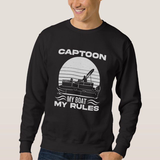 Moletom Captura Meu Barco Minhas Regras 1 (Frente)