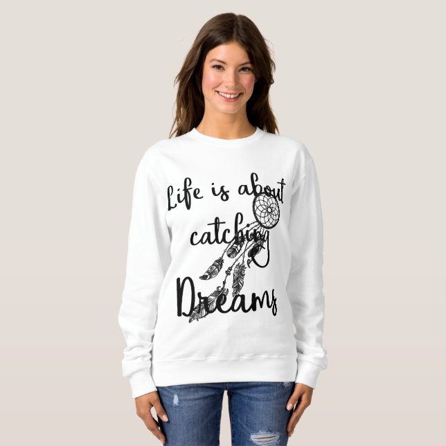 Moletom Capturando sonhos (Frente Completa)