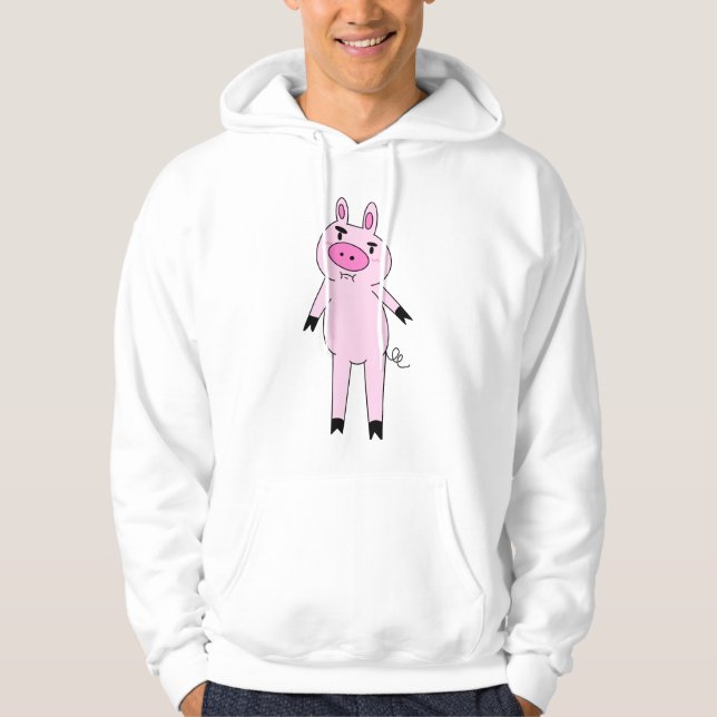 Moletom Capuz Básico de Porco (Frente)