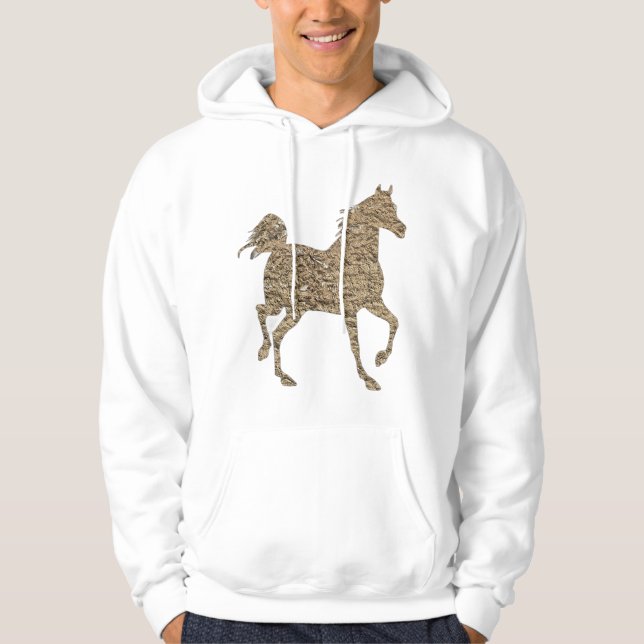 Moletom Capuz Cavalo Dourado (Frente)