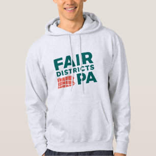 Moletom Capuz Cinza Clássico Fair Districts PA