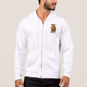 Moletom Capuz com fecho total para homens Bella+Canvas