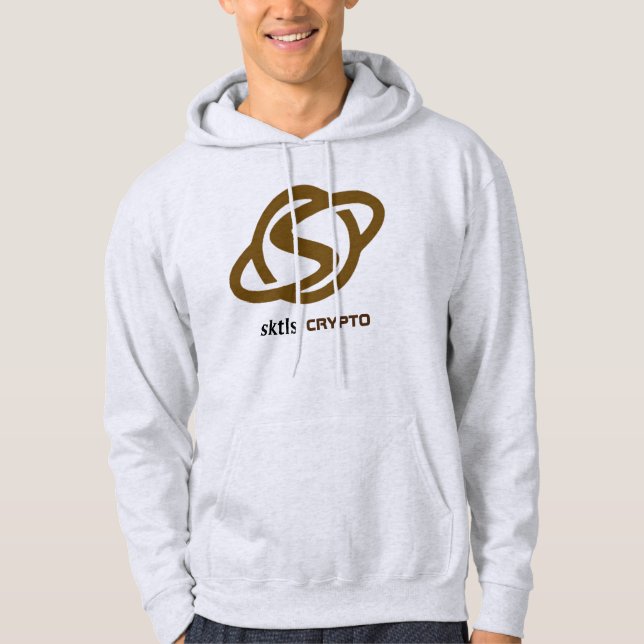 Moletom capuz com marca SKTLS.  Com Capuz (Frente)