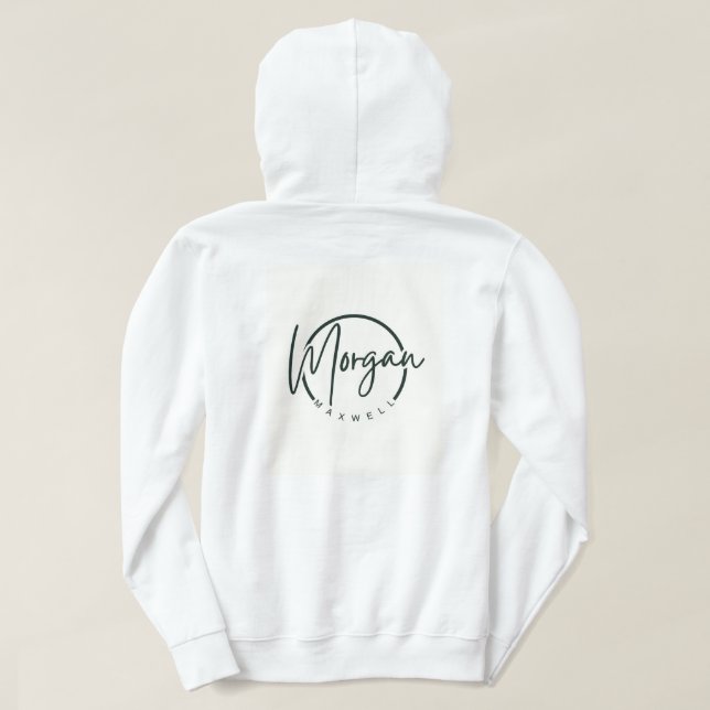 Moletom Capuz com Nome Personalizado em Letra Elegante (Verso do Design)