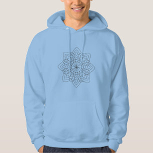 Moletom Capuz com Padrão Artístico Elegante – Design Minim