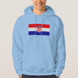 Moletom Capuz Croácia Bandeira Oficial Nacional Croata